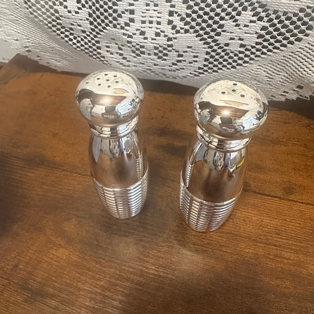 Vintage -Silver Salt and Pepper Shakers-New